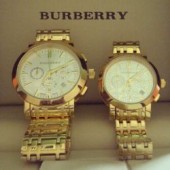 Burberry Gold Chain Watch